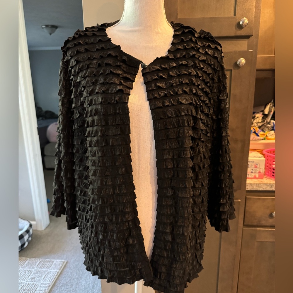 Dress Barn Collection ruffled jacket